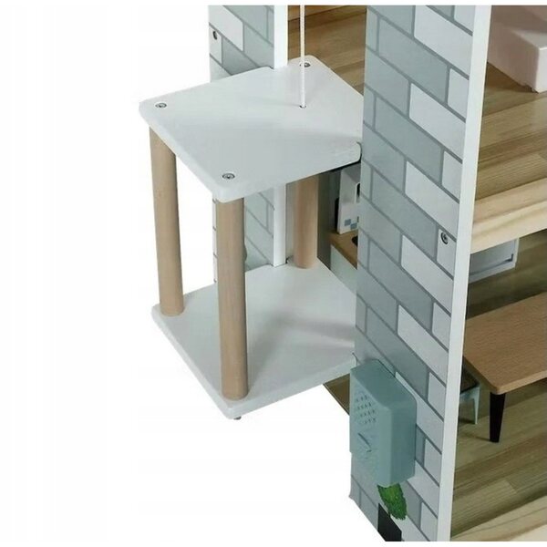 Doll House in Legno con Ascensore 80 cm - Mini Matters con Luci e Suoni
