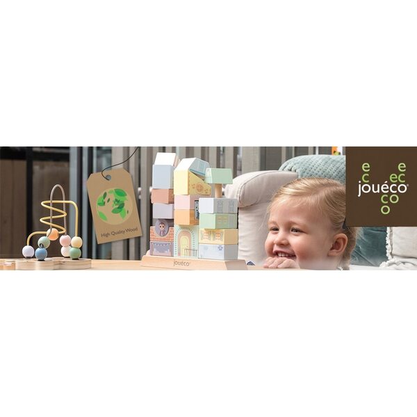 Casa delle bambole SOGGIORNO Jouéco - Set di mobili e accessori in legno per bambini
