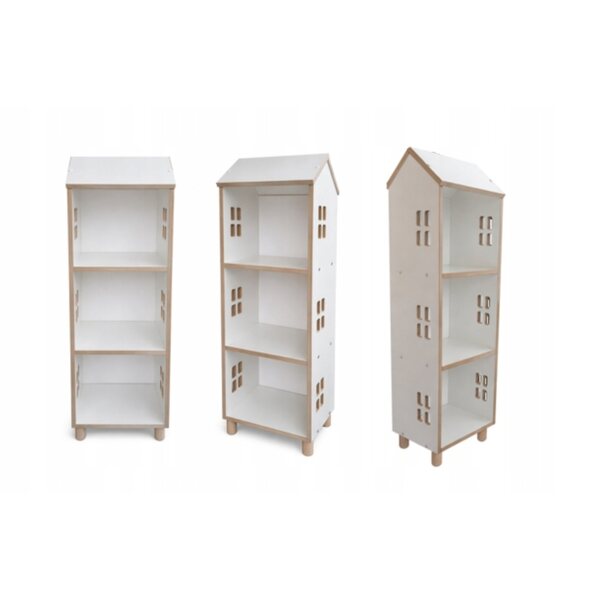 Cottage per bambole grandi in legno con design moderno e funzionale