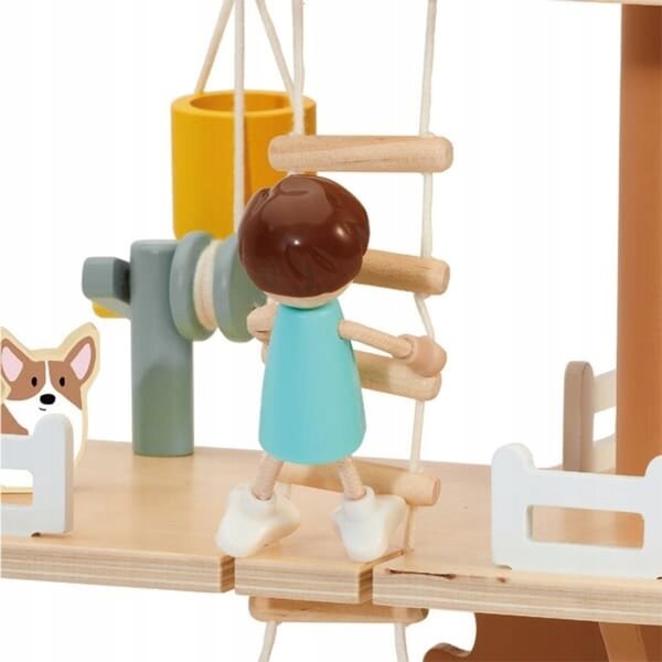 Classic World Casa sull'Albero in Legno con Accessori per Bambini 3+