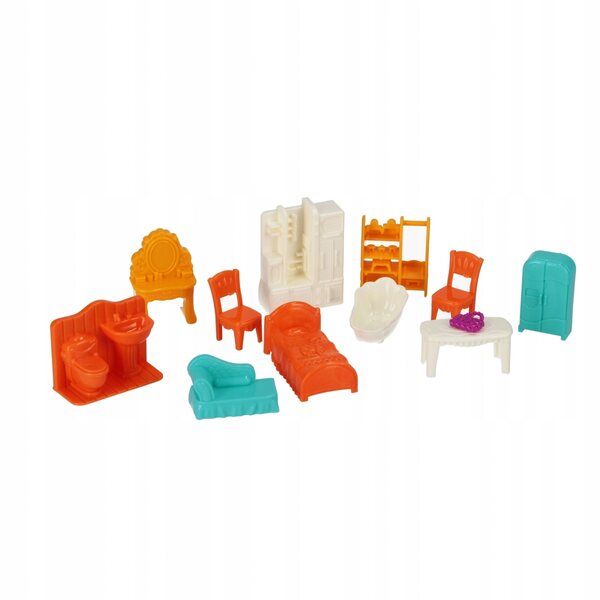 Cottage per Bambole Mega Creative con Accessori Completi in Legno Multicolore