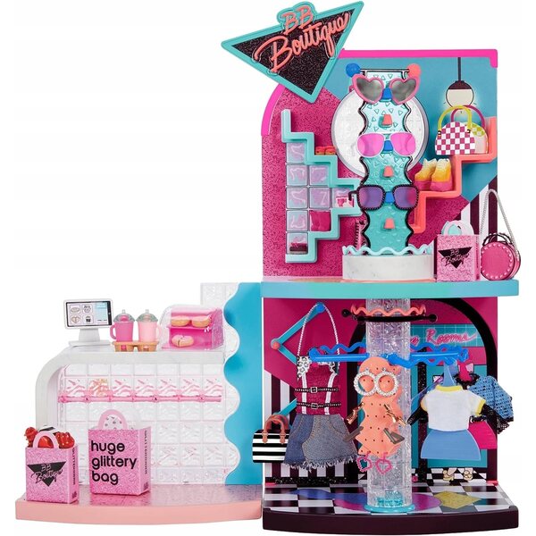 LOL Surprise Set Überraschungsgalerie 2 Etagen mit über 40 MGA-Accessoires