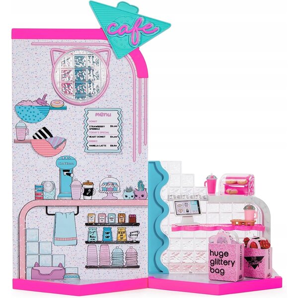 LOL Surprise Set Überraschungsgalerie 2 Etagen mit über 40 MGA-Accessoires