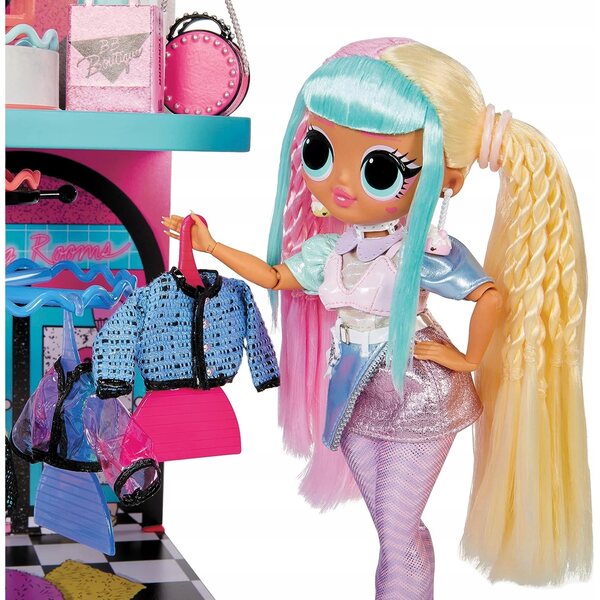 LOL Surprise Set Überraschungsgalerie 2 Etagen mit über 40 MGA-Accessoires