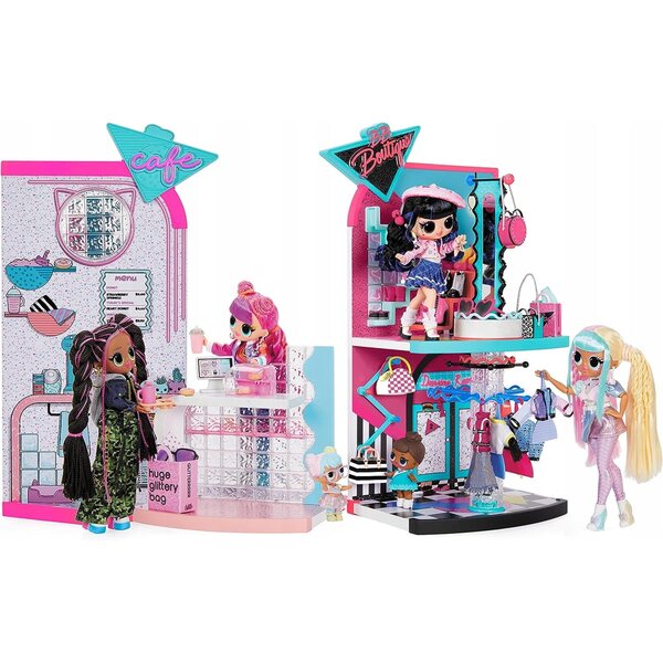 LOL Surprise Set Überraschungsgalerie 2 Etagen mit über 40 MGA-Accessoires