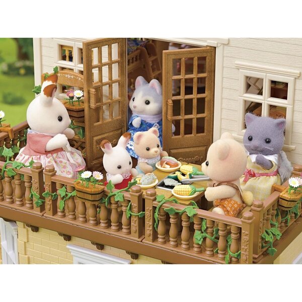 Dollhouse con Stanza Segreta e Luce LED - 3 Piani Creativi per Bambini 3+