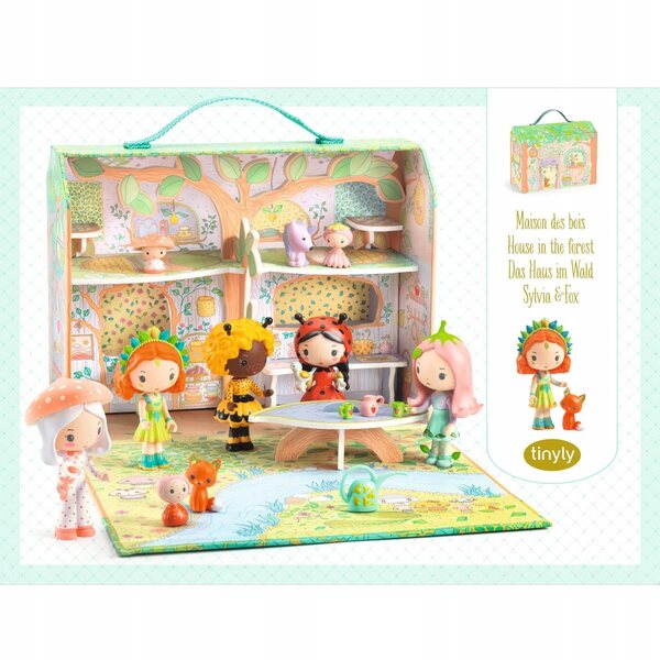 DJECO Casa Valigia Sylvia & Fox - Gioco Creativo per Bambini 4+ Anni