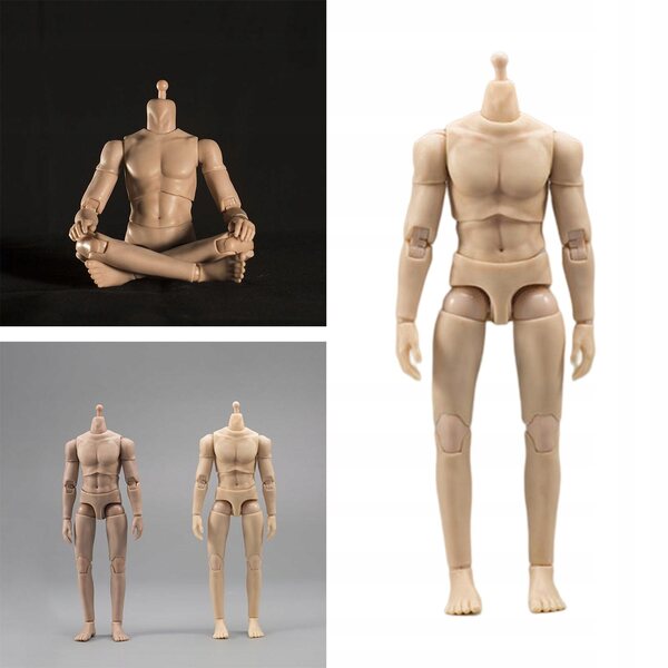 1/12 6 Zoll elastische männliche Figur, flexibler und beweglicher Körper