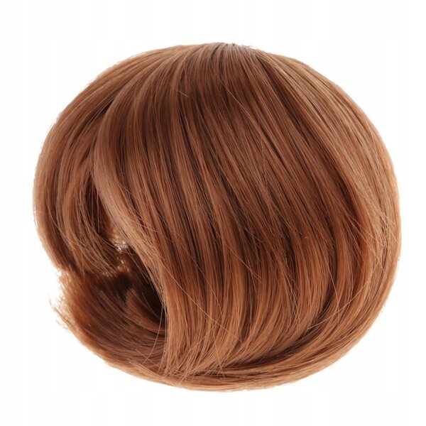Braune Bob-Perücke für 1/4-BJD-Puppen, einfach zu stylendes Haar