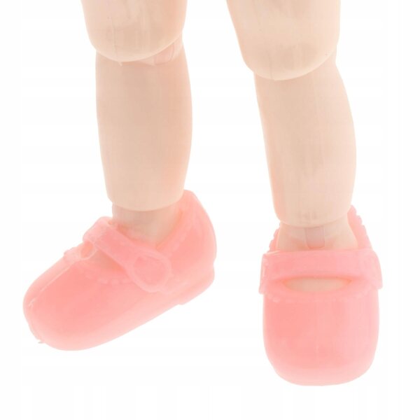 Miniatura 1/12 BJD Bambola 16cm Corpo Nudo Occhi 3D Giocattolo per Bambine