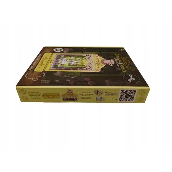 Curiosity Cabinet Miniatura Tea Room fai-da-te con cassetto in legno 14+
