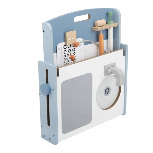 Dottore in Legno per Bambini con Accessori Clinica - Set 13 Pezzi Kidland