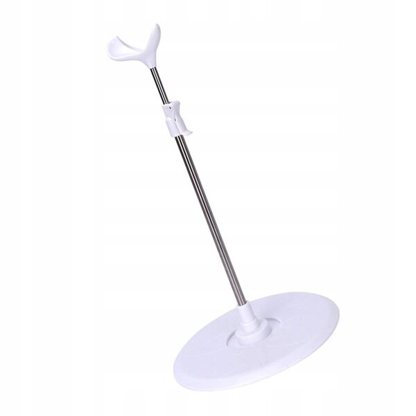Stojak regolabile per bambole BJD con base in plastica e metallo 60 cm