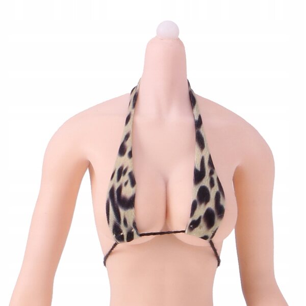 Figurina femminile 1:6 super elastica con corpi e parti intercambiabili in silicone