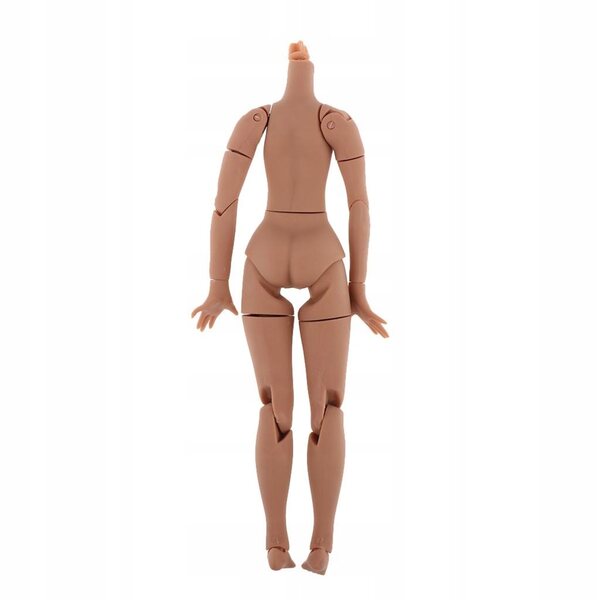 Corpo 19 articolazioni per bambola Blythe 1/6 pelle nera DIY 21 cm ecologico