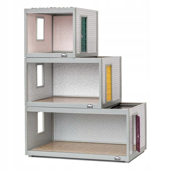 22cm Puppenzimmer mit Modulen, kreatives Spielzeug Lundby