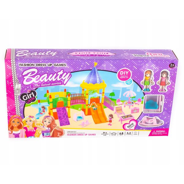 Spielset für Puppen mit Minifiguren und Zubehör – komplettes Midex-Set
