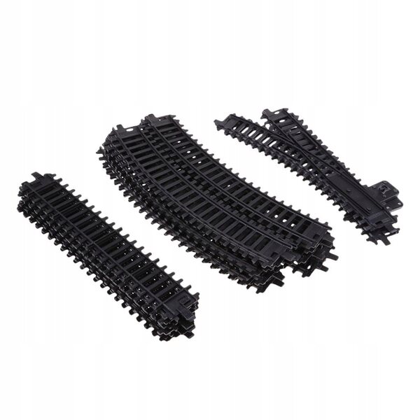 Set 26 Pezzi Binari Modellismo Ferroviario Scala 1/87 HO Plastica