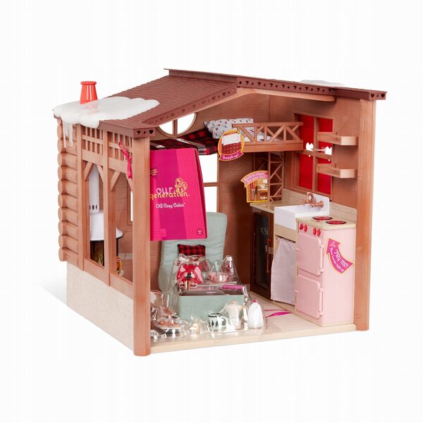 Unser Generation Winterhaus mit Zubehör für Kinder ab 3 Jahren