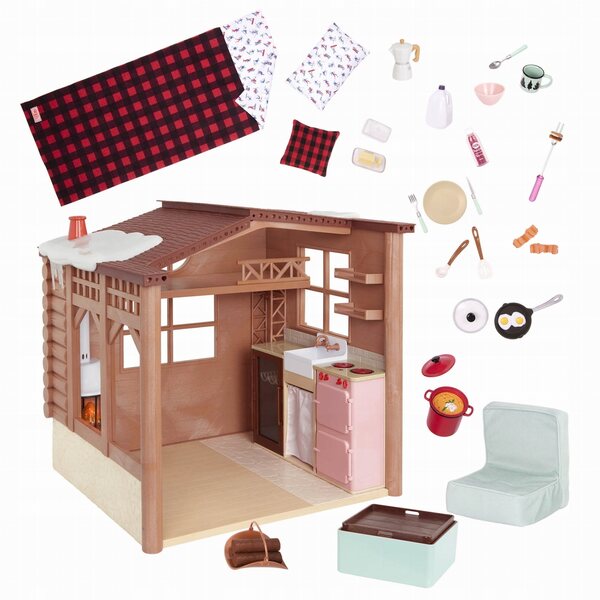 Unser Generation Winterhaus mit Zubehör für Kinder ab 3 Jahren