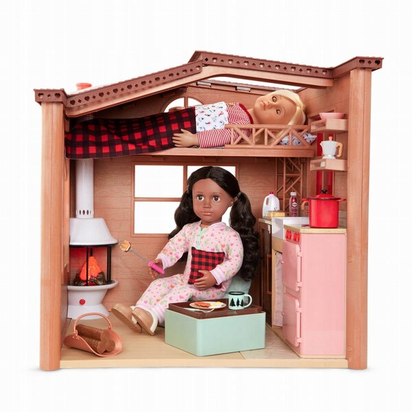 Unser Generation Winterhaus mit Zubehör für Kinder ab 3 Jahren