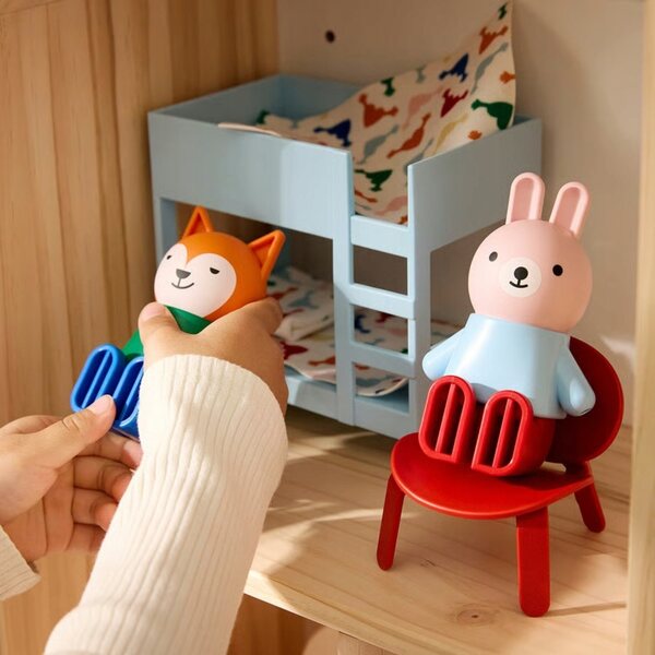 IKEA HUSET Mobili e Personaggi per Casa delle Bambole Camera da Letto e Bagno