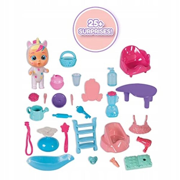 casetta per Bambole Cry Babies Magic Tears con Dreamy e 25+ Accessori Magici