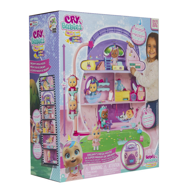 casetta per Bambole Cry Babies Magic Tears con Dreamy e 25+ Accessori Magici