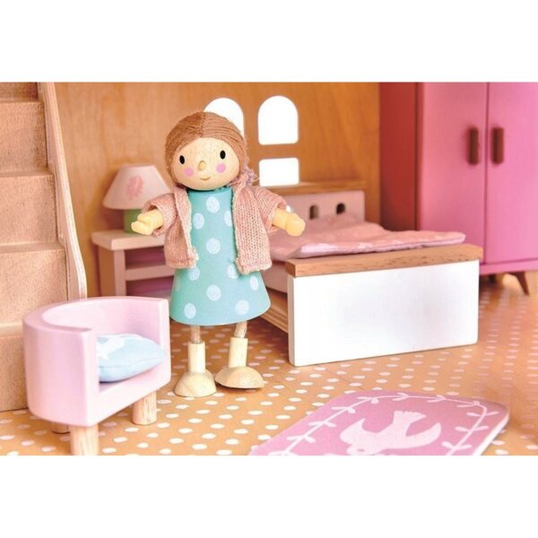 Holzmöbel für Puppenhaus – Schlafzimmer Tender Leaf Toys