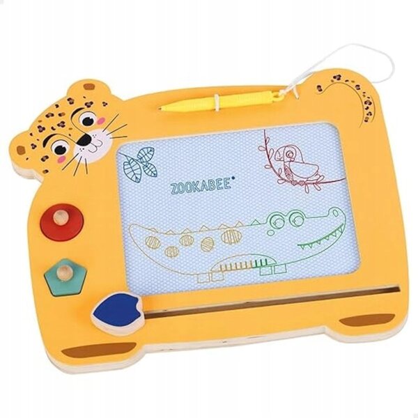 Lavagna magnetica in legno WOOMAX con accessori per bambini 3+ anni 31x40 cm