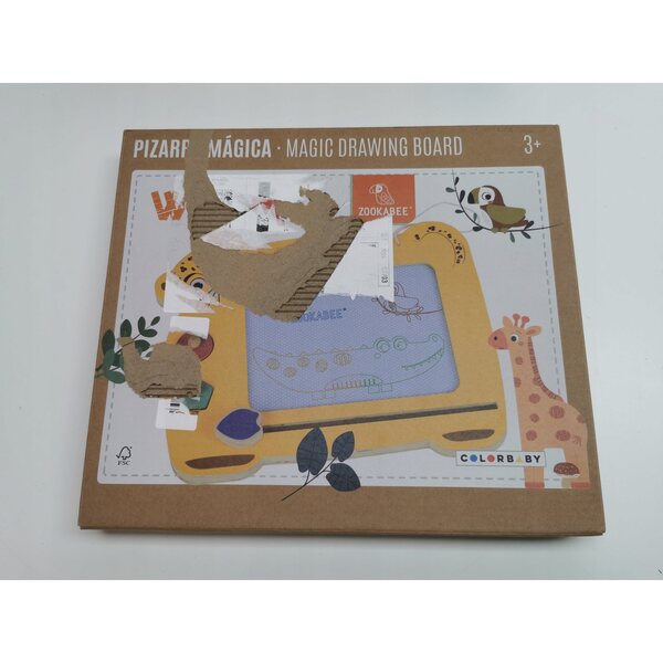 Lavagna magnetica in legno WOOMAX con accessori per bambini 3+ anni 31x40 cm