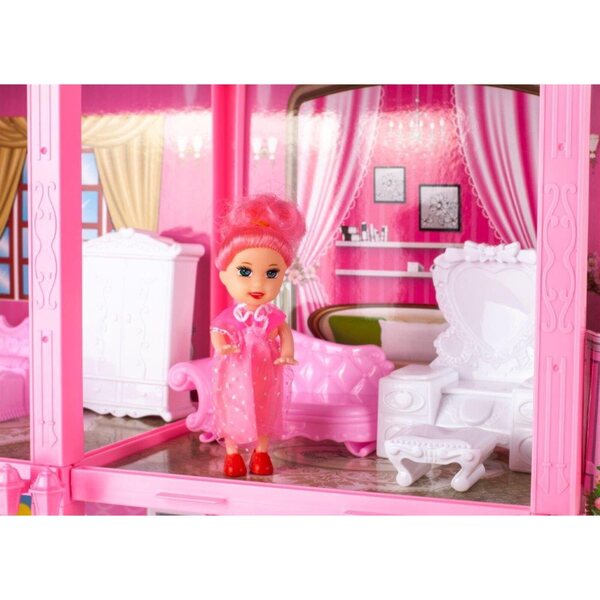 Casa delle bambole Villa MalPlay 46 cm con mobili e bambola per bambini