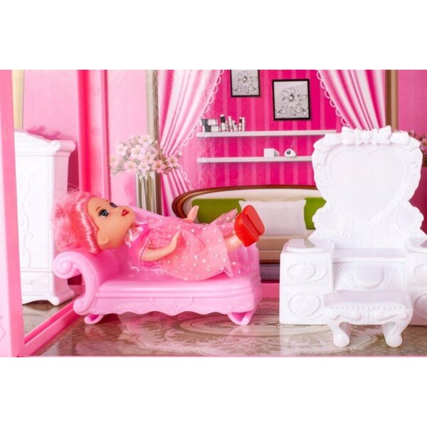 Casa delle bambole Villa MalPlay 46 cm con mobili e bambola per bambini