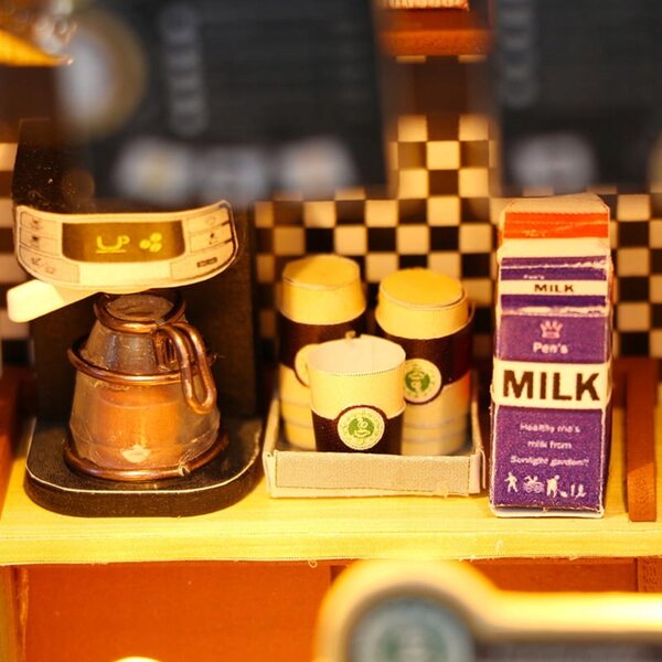 Miniaturowy Domek Czas Na Kawę Kawiarnia Restauracja Lifestyle