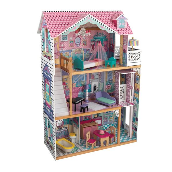 Casa delle Bambole KidKraft Annabelle in Legno con Arredi e Accessori