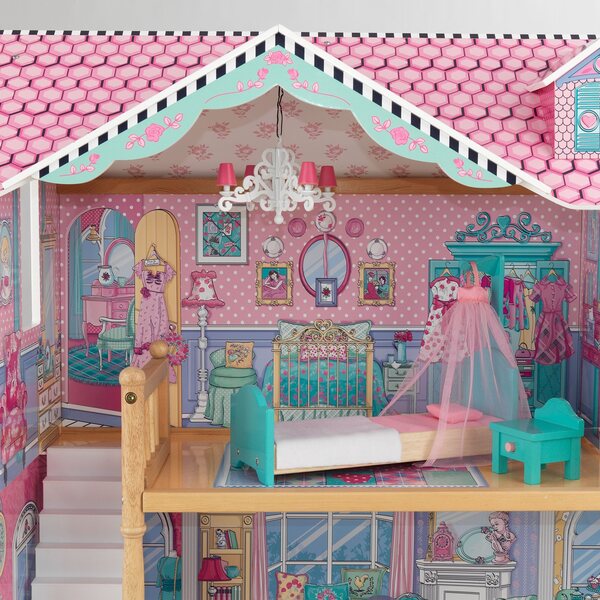 Casa delle Bambole KidKraft Annabelle in Legno con Arredi e Accessori