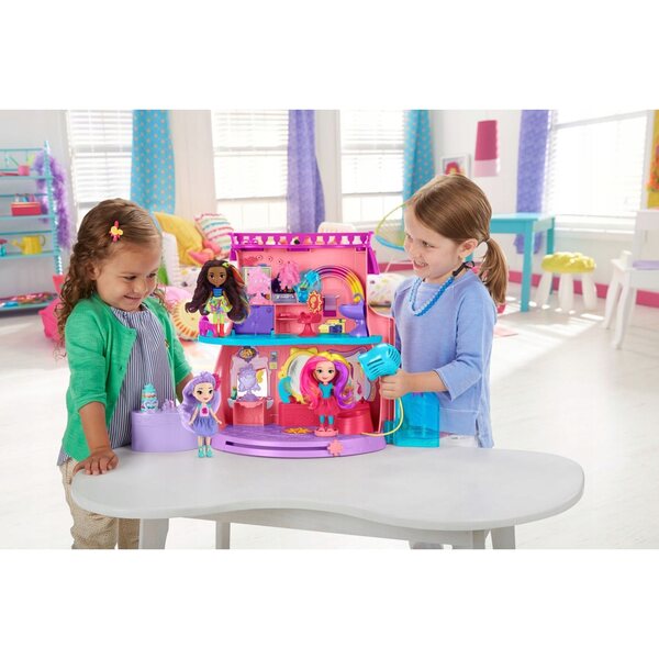 Set Sunny Day Beauty Salon mit Puppe – Spaß beim Frisieren und Stylen
