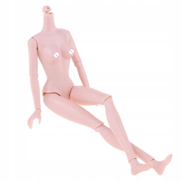 1/6 weiblicher BJD-Körper mit 20 Gelenken und mittlerer Oberweite für 24-cm-Puppe
