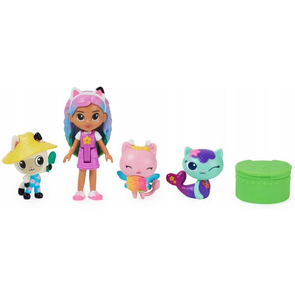 Katzenhaus Gabi Spielzeugset 4 exklusive Figuren für Kinder ab 3 Jahren