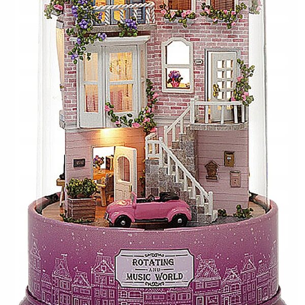 Obrotowy domek dla lalek miniaturowy Meet Street Corner