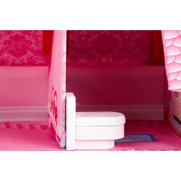 Aga4Kids Gloria: Elegantes Puppenhaus aus Holz mit Garten und Swimmingpool