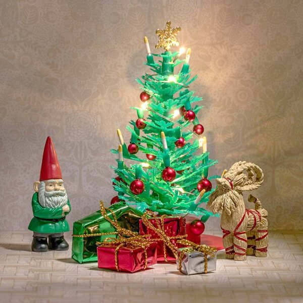Lundby kerstdecoratieset met LED-kerstboom en poppenhuiscadeaus