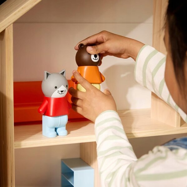 IKEA HUSET Möbel- und Figurenset für Puppenhaus, Wohnzimmer, Küche
