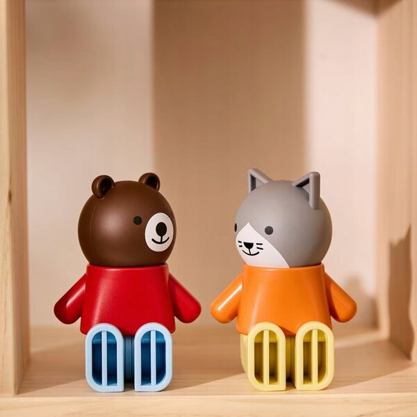 IKEA HUSET Möbel- und Figurenset für Puppenhaus, Wohnzimmer, Küche