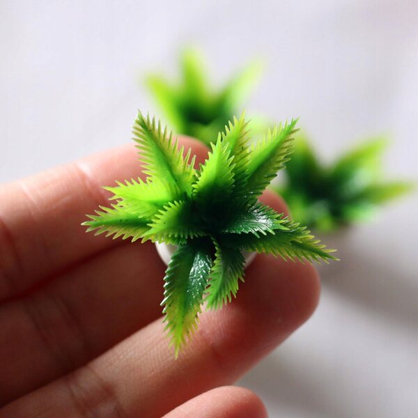 Mini plante Sago Cycas en pot pour maison de poupée à l’échelle 1:12, ensemble de 4 pcs