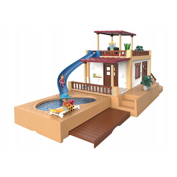 Beach house per bambole Playtive con luci LED, accessori e suoni