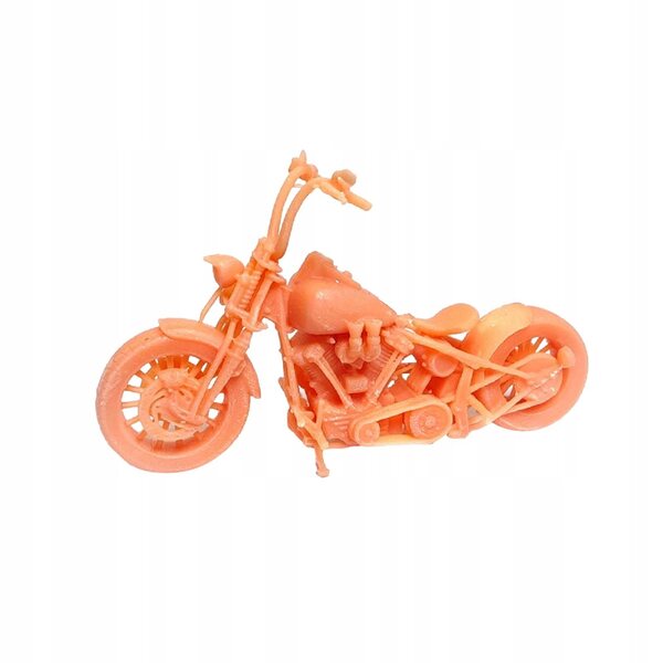 1:64 Miniatur-Motorradmodell aus Harz für Dioramen und kreative Dekorationen