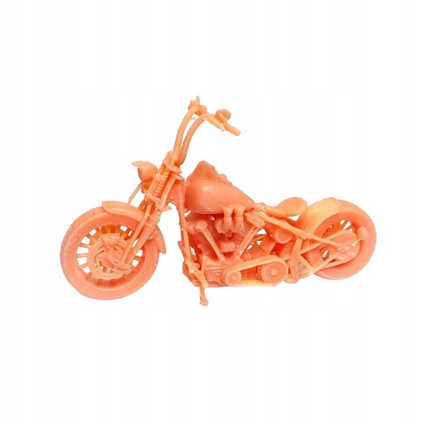 1:64 Miniatur-Motorradmodell aus Harz für Dioramen und kreative Dekorationen
