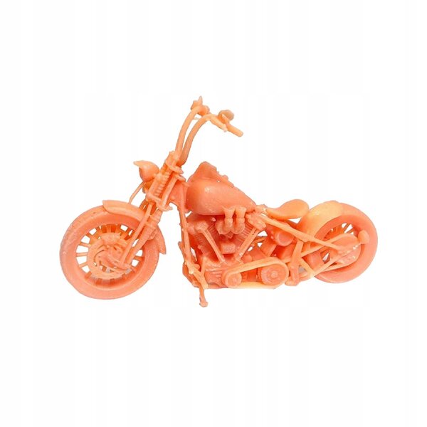 1:64 Miniatur-Motorradmodell aus Harz für Dioramen und kreative Dekorationen