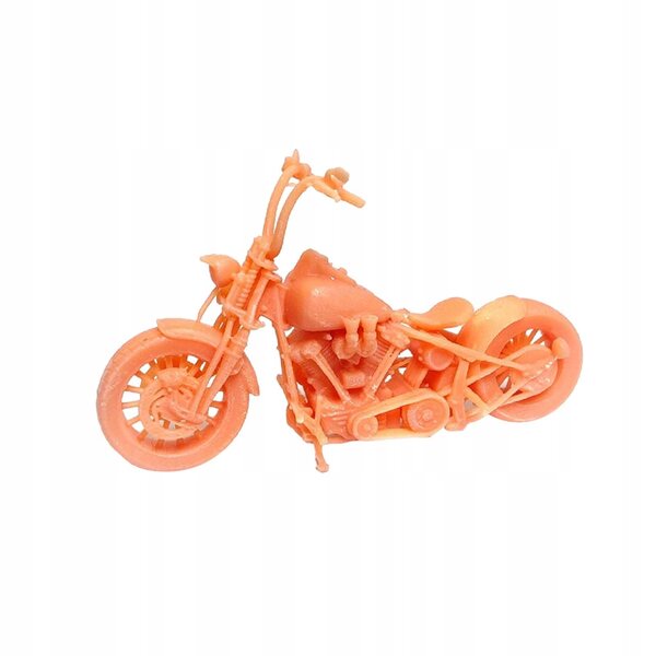 1:64 Miniatur-Motorradmodell aus Harz für Dioramen und kreative Dekorationen
